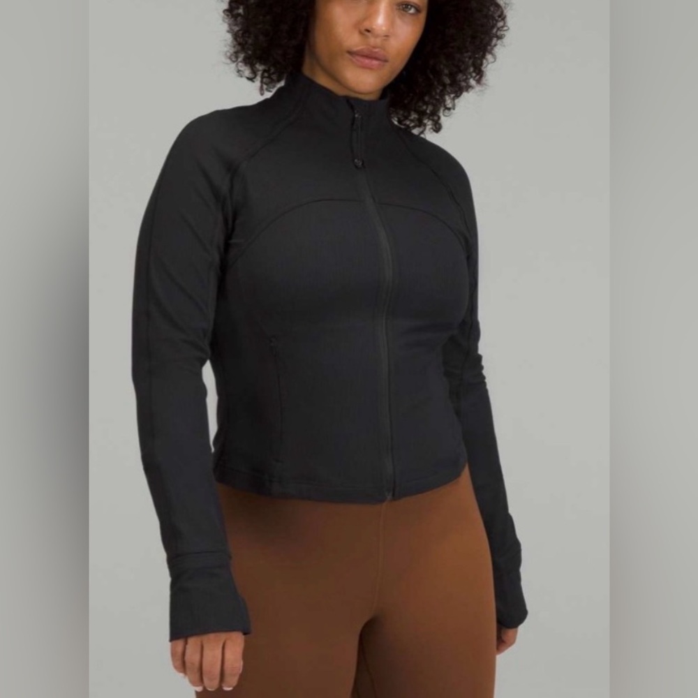 Lululemon Ribbed Define Cropped Jacket Nulu Women’s Size:12